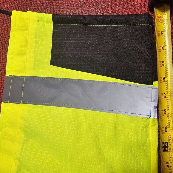 PIP Insulated Bib Overalls Sz XL High Visibility Pockets Reflective Ripstop - Picture 12 of 12